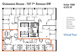 727 7th Ave SW, Calgary, AB for lease Floor Plan- Image 1 of 1