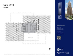 901 5th Ave, Seattle, WA for lease Floor Plan- Image 1 of 1