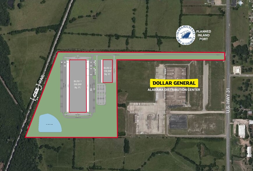 6080 Mobile Hwy, Montgomery, AL for lease - Site Plan - Image 2 of 2