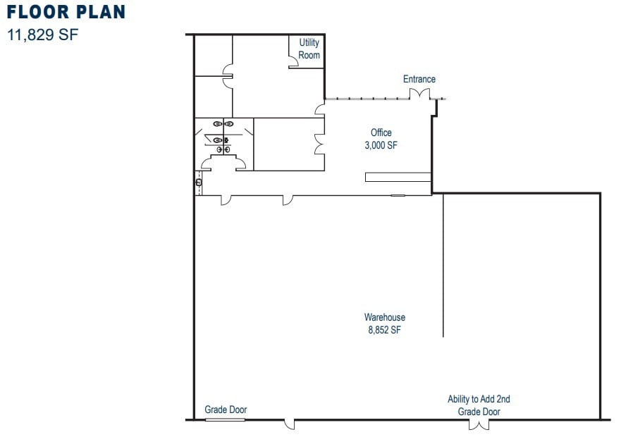 8829-8835 Complex Dr, San Diego, CA for lease Floor Plan- Image 1 of 2