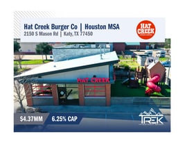 Hat Creek Burger - Houston MSA - NNN Property