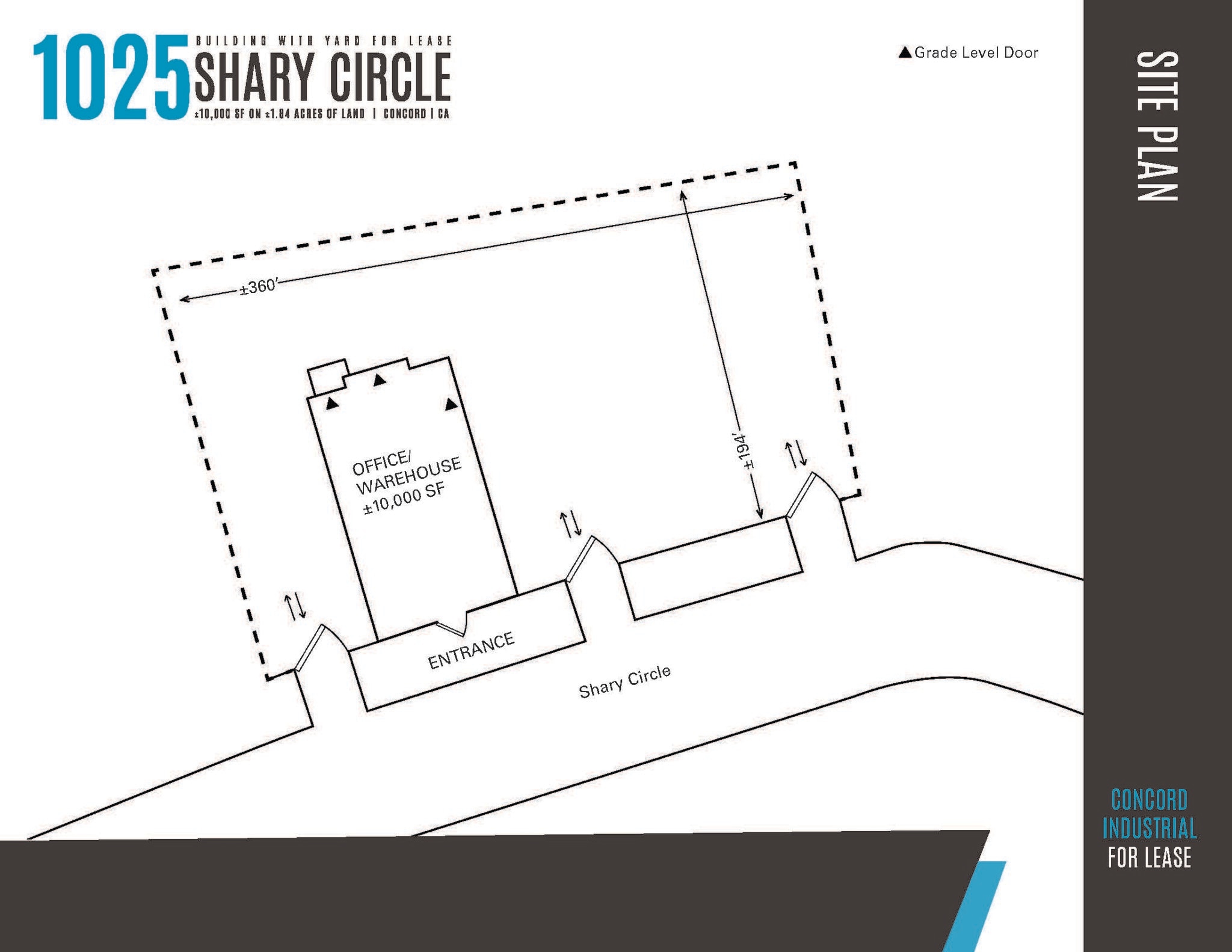 1025 Shary Cir, Concord, CA for lease Site Plan- Image 1 of 2