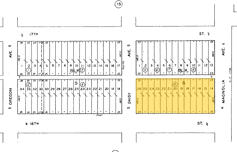 1600 Daisy Ave, Long Beach, CA for sale - Plat Map - Image 1 of 1