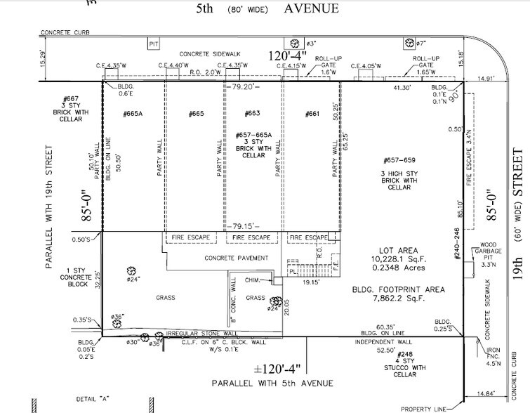 657-665A 5th Ave, Brooklyn, NY for sale - Plat Map - Image 1 of 1
