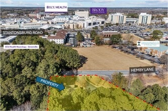 2223 Hemby Ln, Greenville, NC - AERIAL  map view - Image1