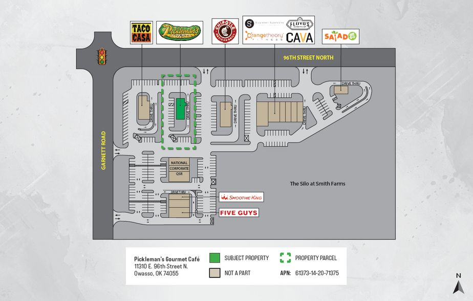 11310 E 96th St North, Owasso, OK for sale - Site Plan - Image 2 of 5