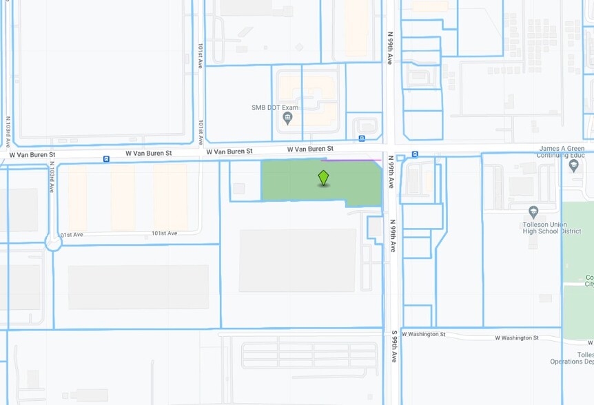 SWC 99th & Van Buren St ave, Tolleson, AZ for sale - Plat Map - Image 2 of 2