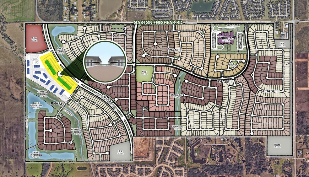 FM 1463 & FM 359 S Extension, Fulshear, TX for lease - Aerial - Image 2 of 3