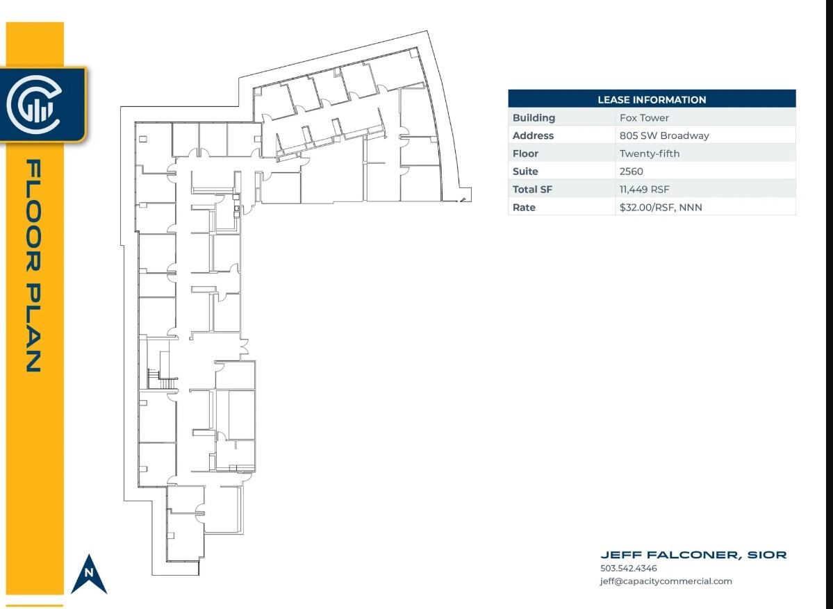 805 SW Broadway, Portland, OR for lease Floor Plan- Image 1 of 1