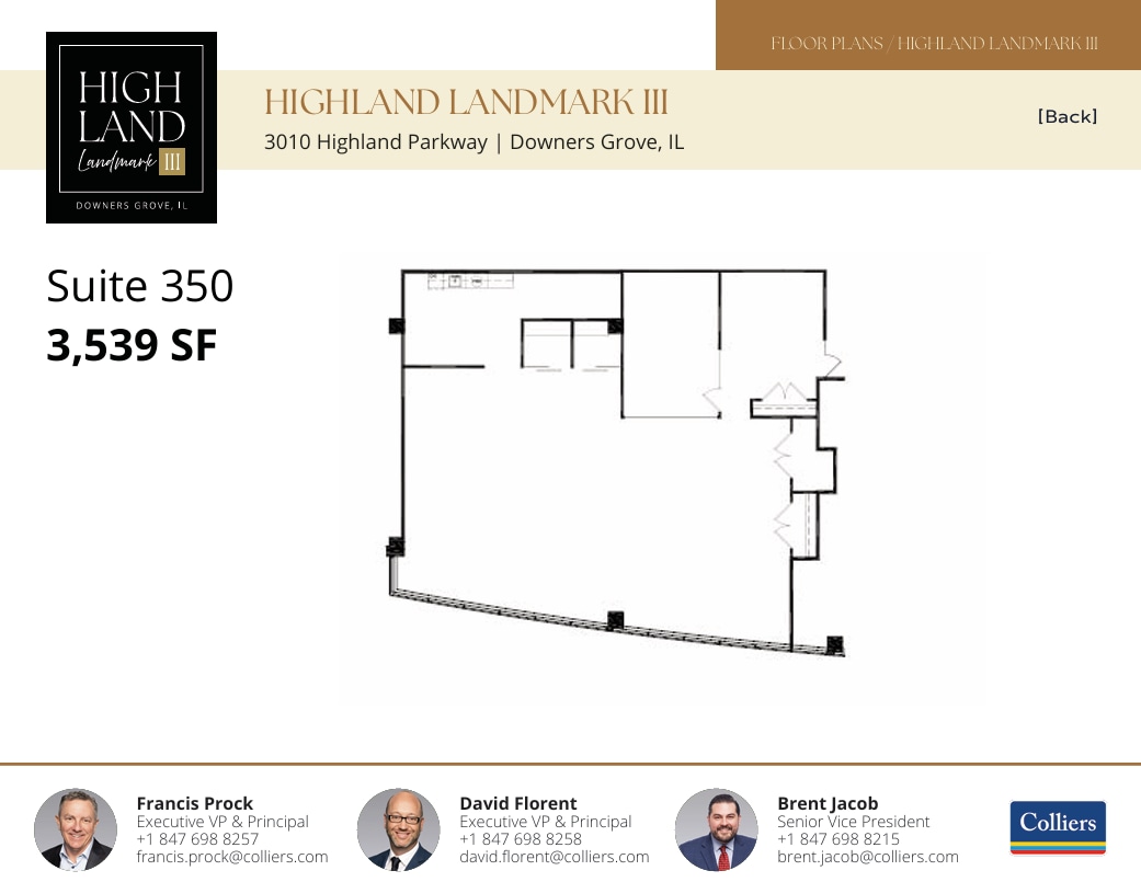 3010 Highland Pky, Downers Grove, IL for lease Floor Plan- Image 1 of 1