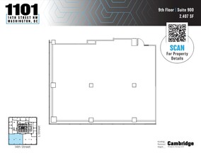 1101 14th St NW, Washington, DC for lease Floor Plan- Image 1 of 1