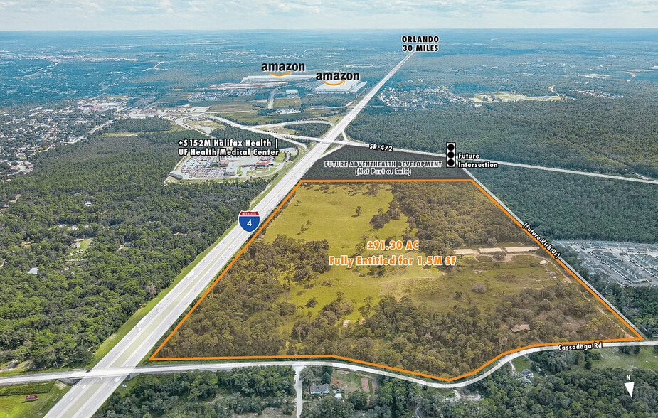 1445 Cassadaga Rd, Deland, FL for sale - Aerial - Image 1 of 3