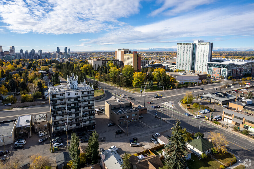 1026 16th Ave NW, Calgary, AB for lease - Aerial - Image 3 of 10