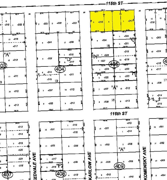 4035-4047 W 115th St, Alsip, IL for lease - Plat Map - Image 2 of 11