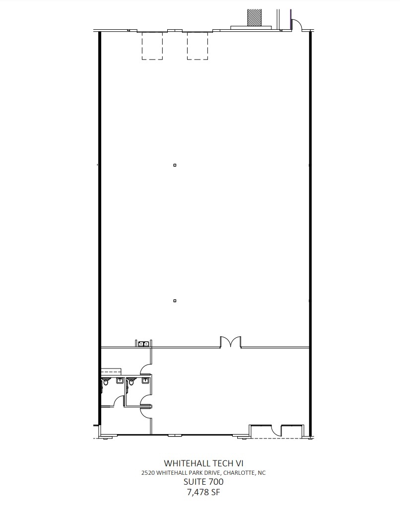 2520 Whitehall Park Dr, Charlotte, NC for lease Floor Plan- Image 1 of 2