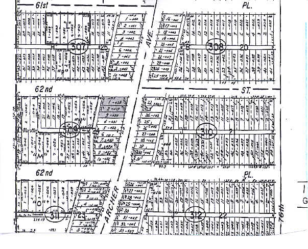 6200 S Archer Rd, Summit, IL for sale Plat Map- Image 1 of 1