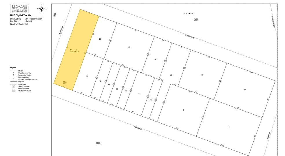 168 Montague St, Brooklyn, NY for lease - Plat Map - Image 2 of 10