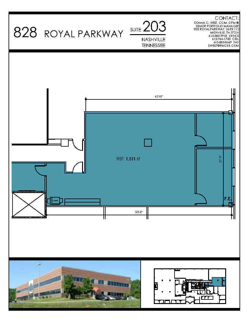 801 Royal Pky, Nashville, TN for lease Floor Plan- Image 1 of 1