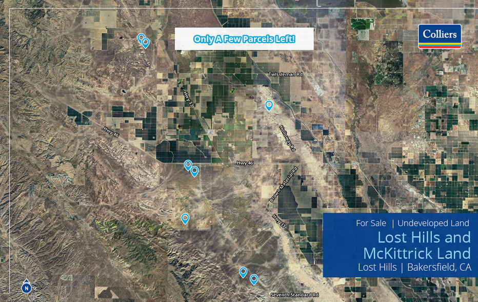 Lost Hills & McKittrick Land, Lost Hills, CA for sale - Building Photo - Image 1 of 4