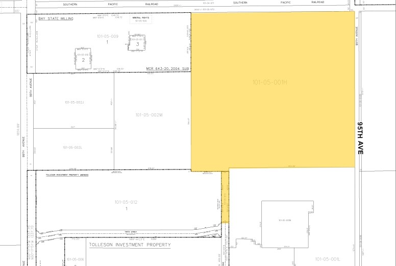 NW 95th Ave & W Harrison St, Tolleson, AZ for sale - Plat Map - Image 1 of 1