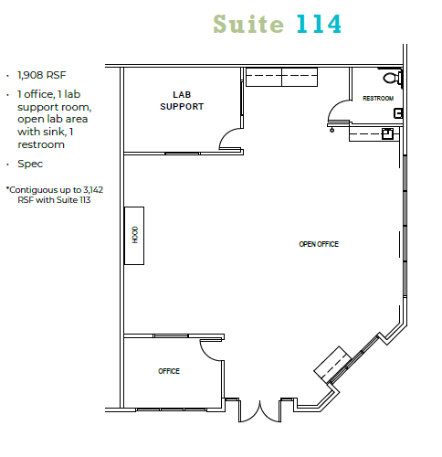 6185 Cornerstone Ct E, San Diego, CA for lease Floor Plan- Image 1 of 1