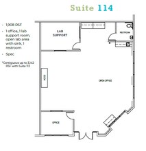 6185 Cornerstone Ct E, San Diego, CA for lease Floor Plan- Image 1 of 1
