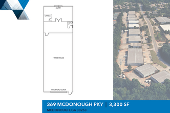 205-211 Mcdonough Pky, Mcdonough, GA for lease Floor Plan- Image 1 of 1