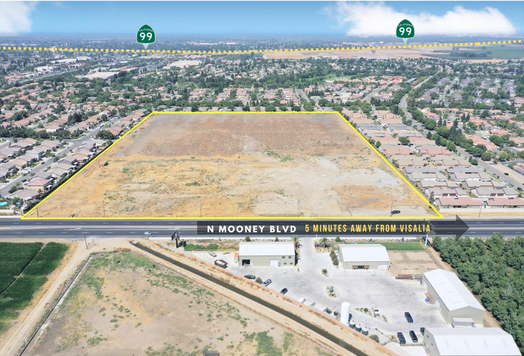 1887 N Mooney Blvd, Tulare, CA for sale Aerial- Image 1 of 9