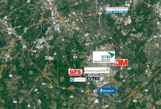 1104 Piedmont Hwy, Piedmont, SC - AERIAL  map view
