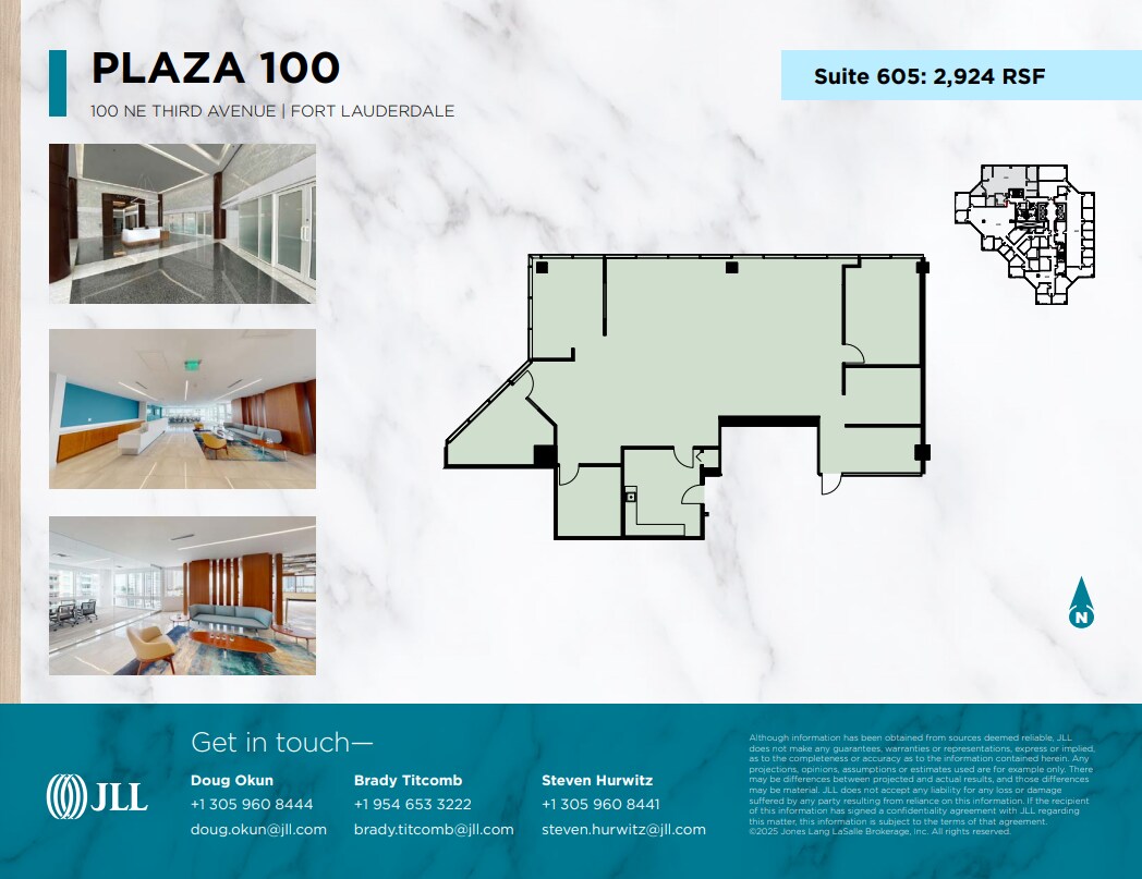 100 NE 3rd Ave, Fort Lauderdale, FL for lease Floor Plan- Image 1 of 1