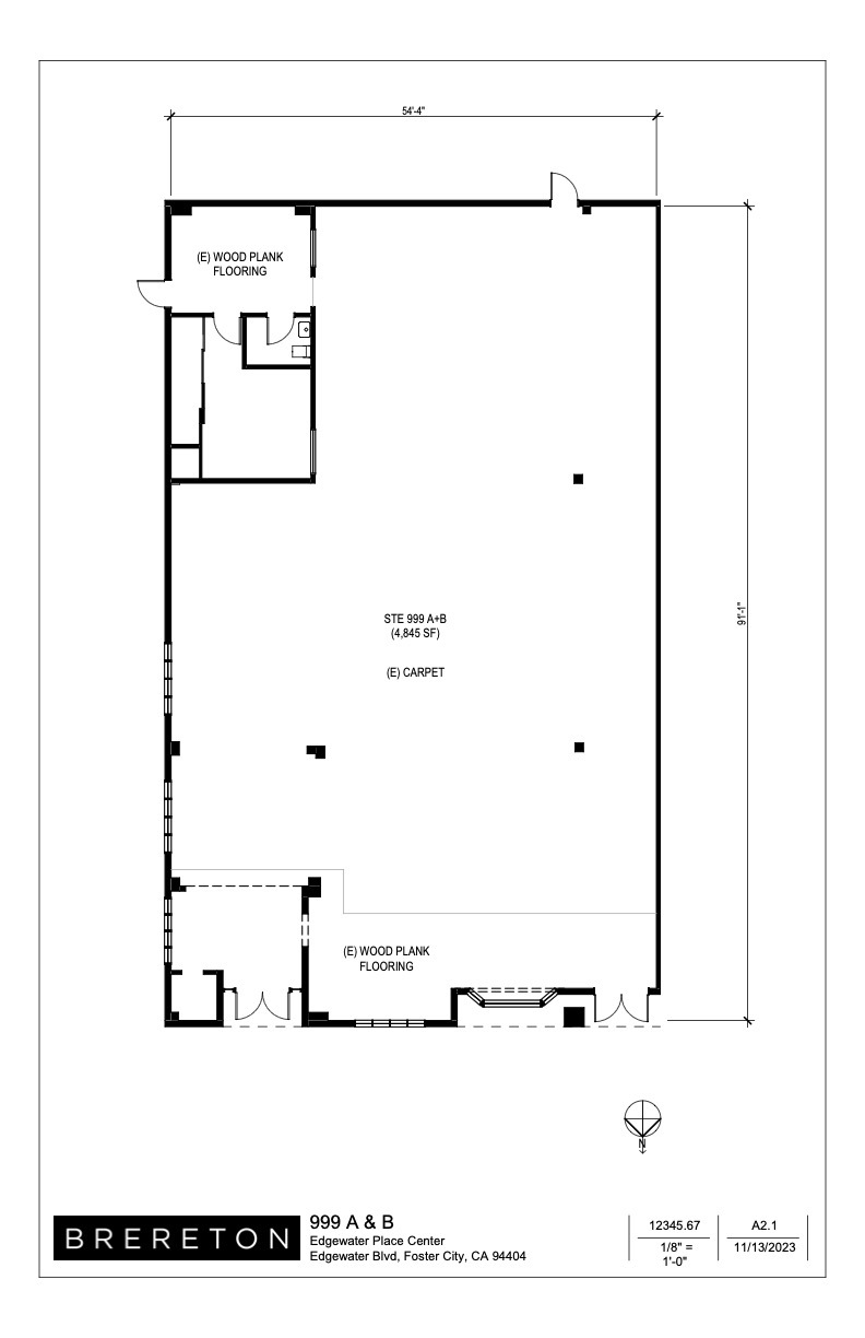 969-999 E Edgewater Blvd, Foster City, CA for lease Floor Plan- Image 1 of 1