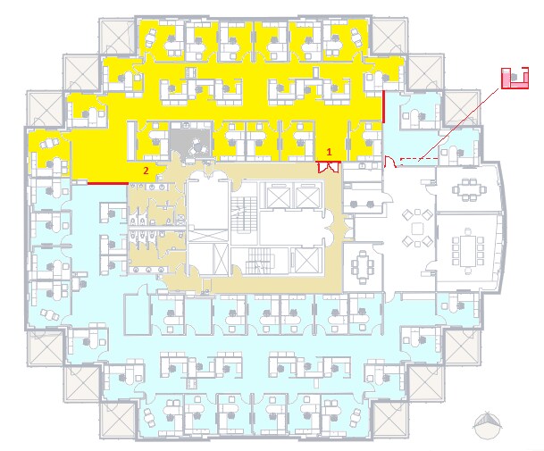 19950 W Country Club Dr, Aventura, FL for lease Typical Floor Plan- Image 1 of 1