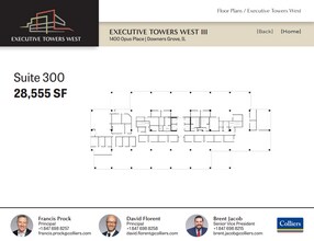 1400 Opus Pl, Downers Grove, IL for lease Floor Plan- Image 1 of 1