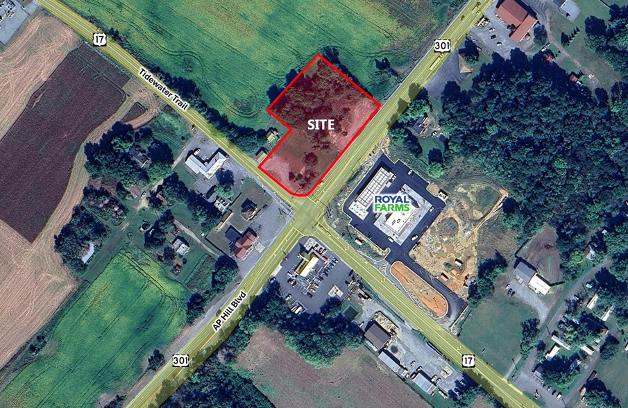 2557 AP HIll Blvd, Port Royal, VA for sale - Aerial - Image 1 of 1