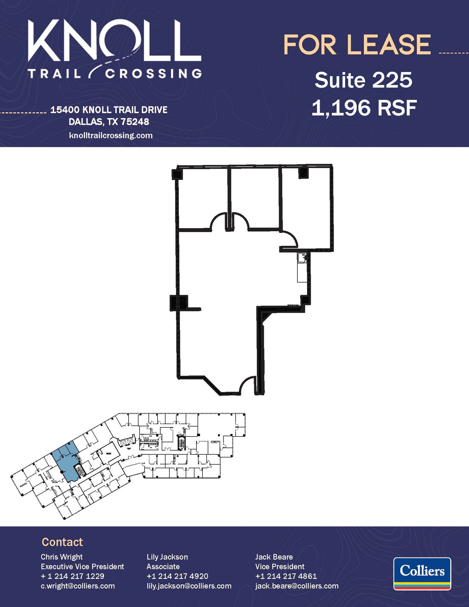 15400 Knoll Trail Dr, Dallas, TX for lease Floor Plan- Image 1 of 1