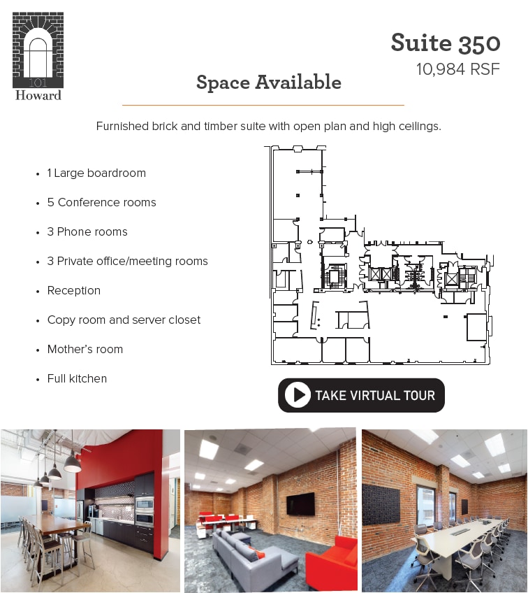 101 Howard St, San Francisco, CA for lease Floor Plan- Image 1 of 4