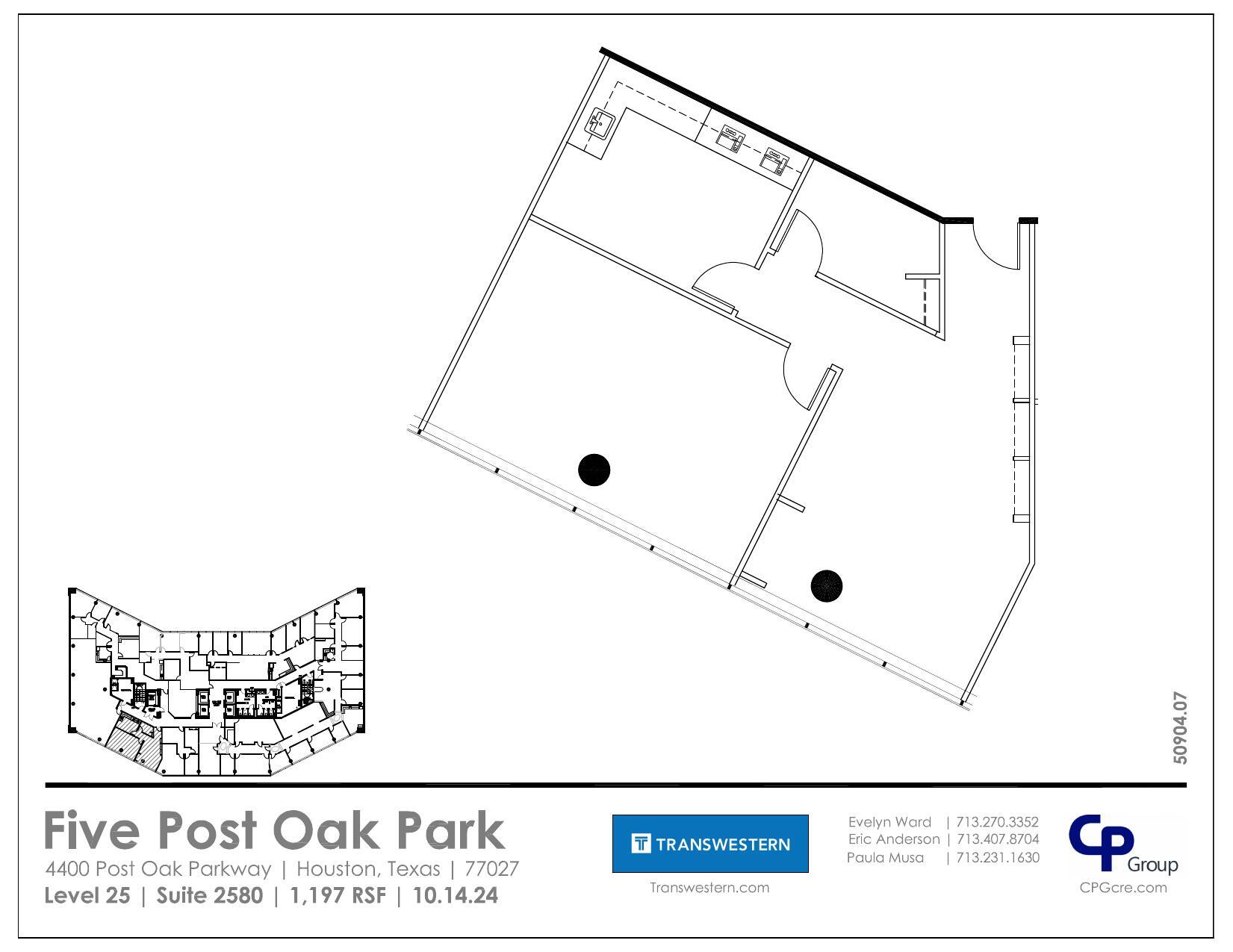 4400 Post Oak Pky, Houston, TX for lease Floor Plan- Image 1 of 1