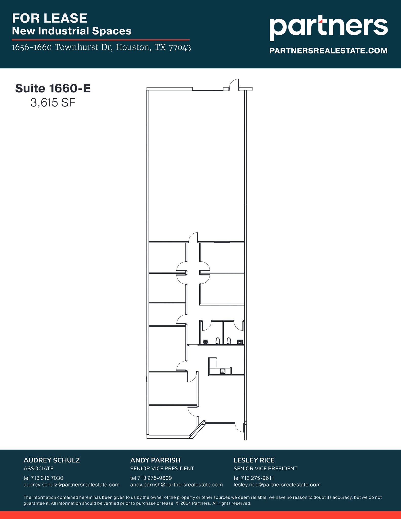 1656-1660 Townhurst Dr, Houston, TX for lease Site Plan- Image 1 of 1