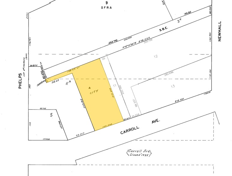 1960 Carroll Ave, San Francisco, CA for lease - Plat Map - Image 2 of 21