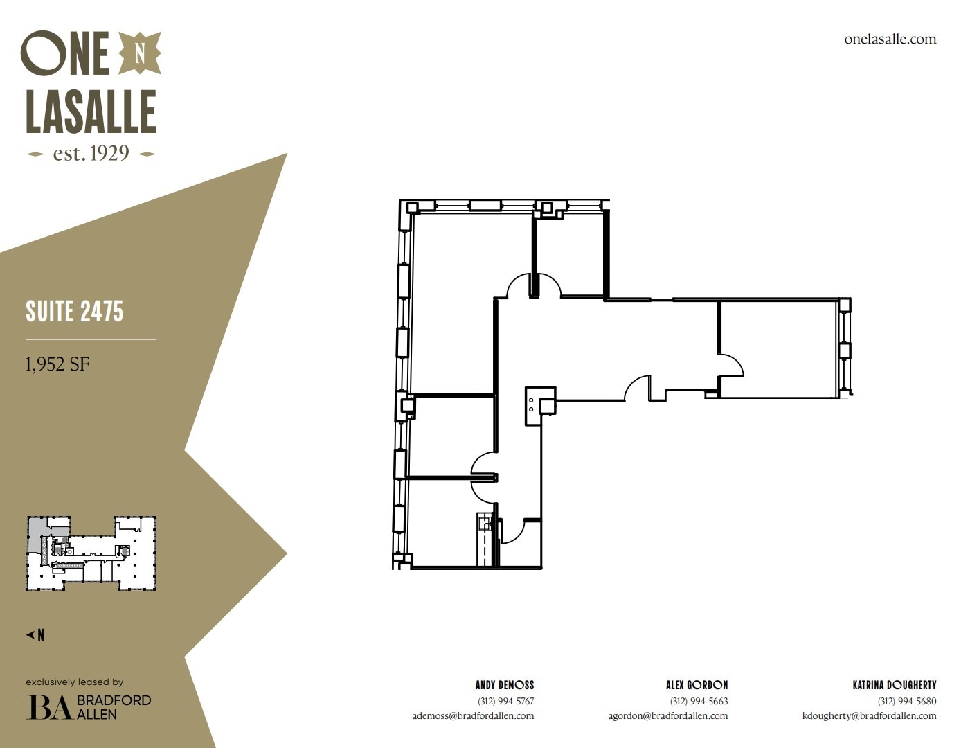 1 N LaSalle St, Chicago, IL for lease Floor Plan- Image 1 of 1