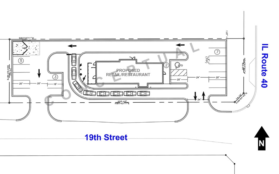 NWC Route 40 & 19th St, Rock Falls, IL for sale - Site Plan - Image 2 of 2