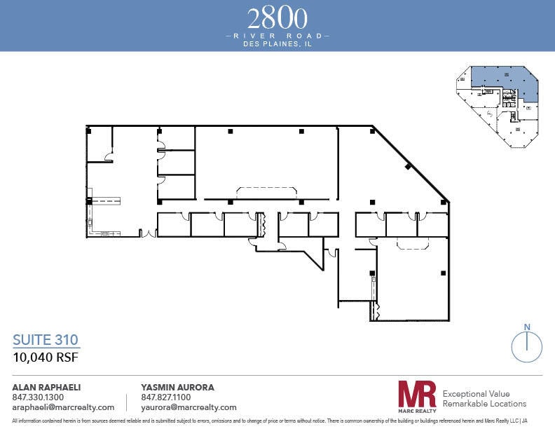 2800 S River Rd, Des Plaines, IL for lease Floor Plan- Image 1 of 15