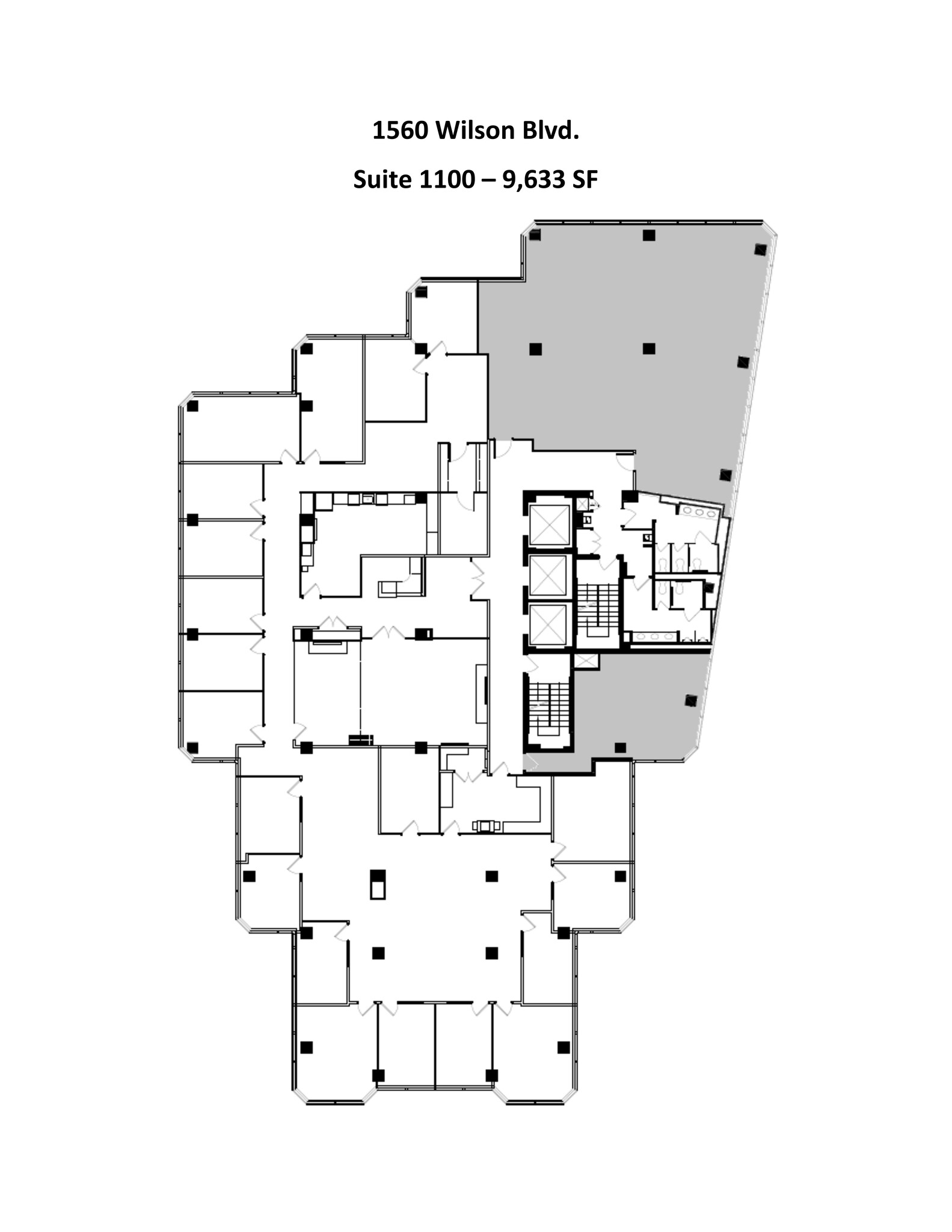 1560 Wilson Blvd, Arlington, VA for lease Site Plan- Image 1 of 2