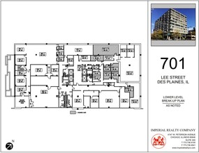 701 Lee St, Des Plaines, IL for lease Floor Plan- Image 2 of 2