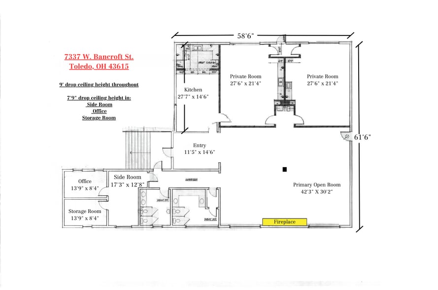 7337 W Bancroft St, Toledo, OH for lease - Building Photo - Image 3 of 4