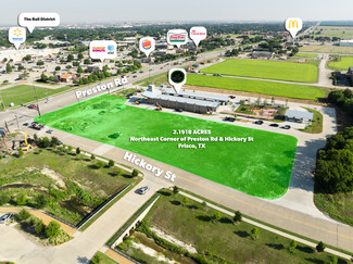 More details for NEC Preston Road & Hickory Street, Frisco, TX - Land for Sale