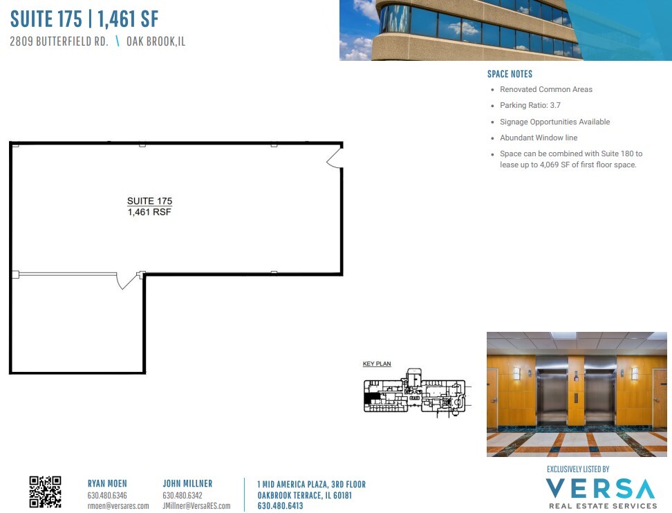 2707 Butterfield Rd, Oak Brook, IL for lease Floor Plan- Image 1 of 1