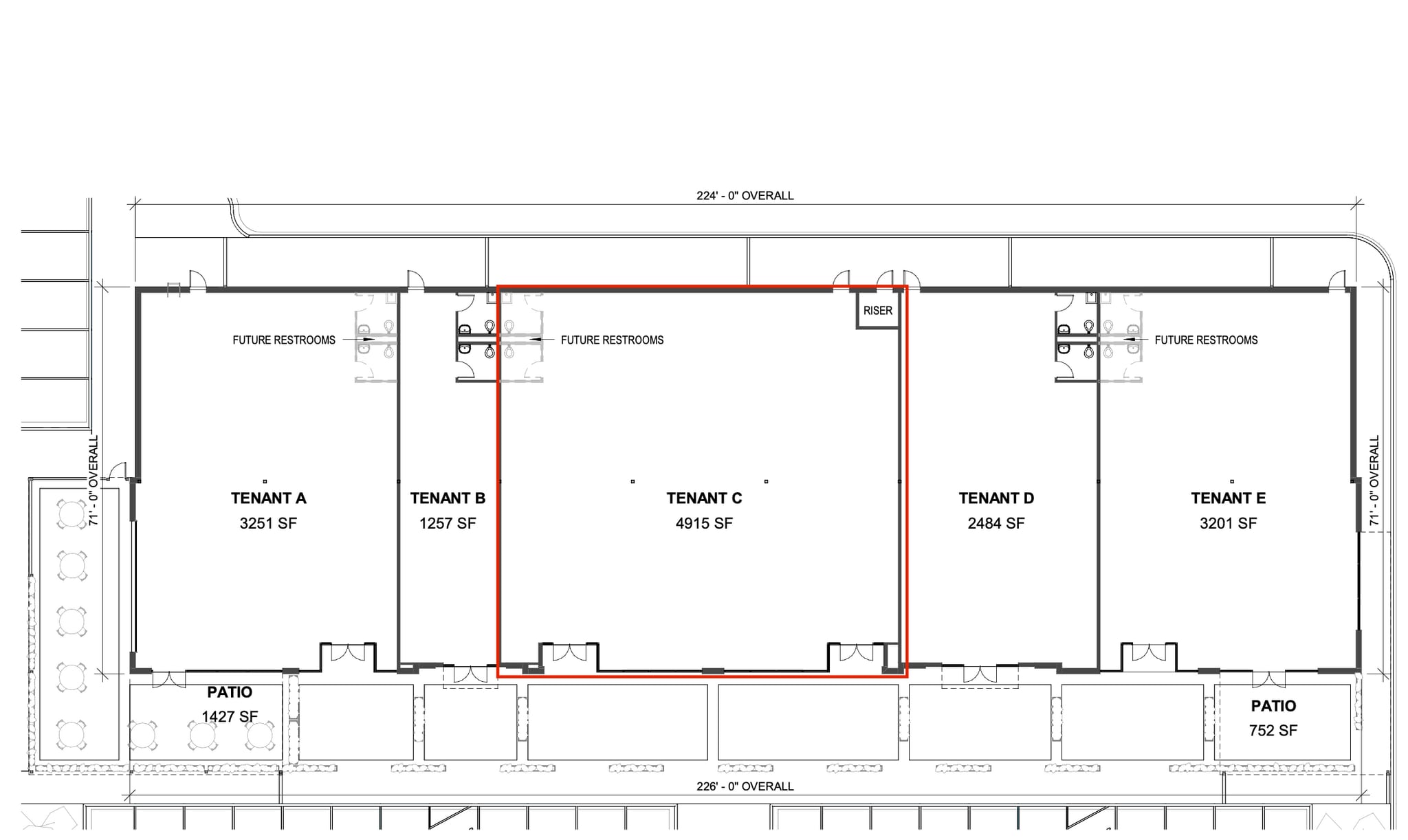 525 Lovers Ln, Bowling Green, KY for lease Floor Plan- Image 1 of 1