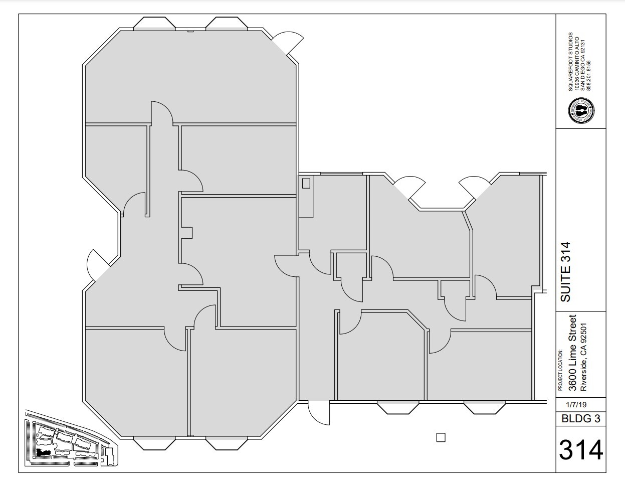 3600 Lime St, Riverside, CA for lease Floor Plan- Image 1 of 1