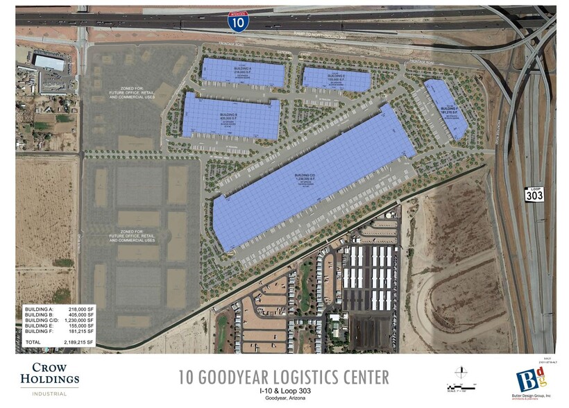 SWC I-10 & Loop 303, Goodyear, AZ for lease - Site Plan - Image 2 of 2